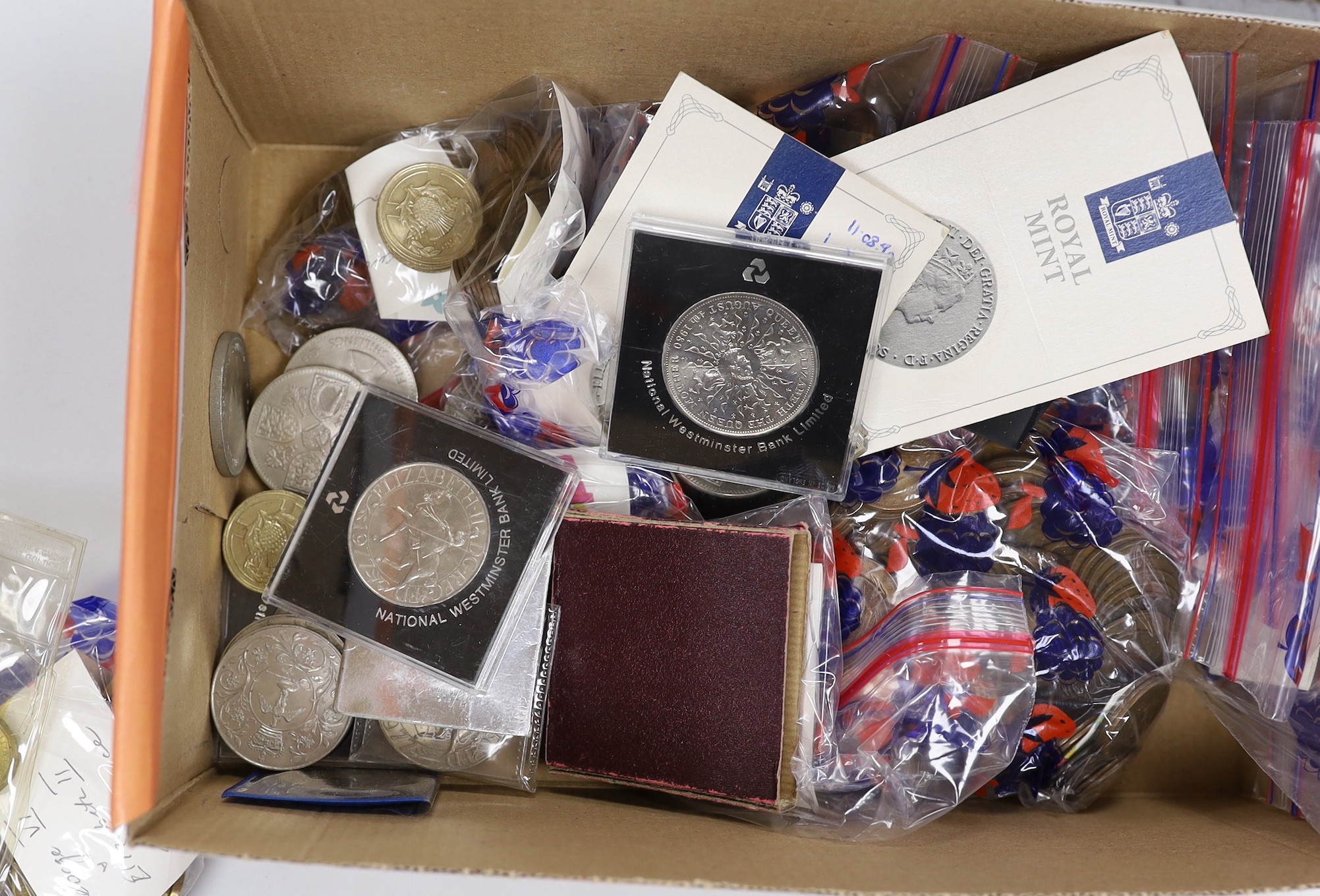 A collection of coins